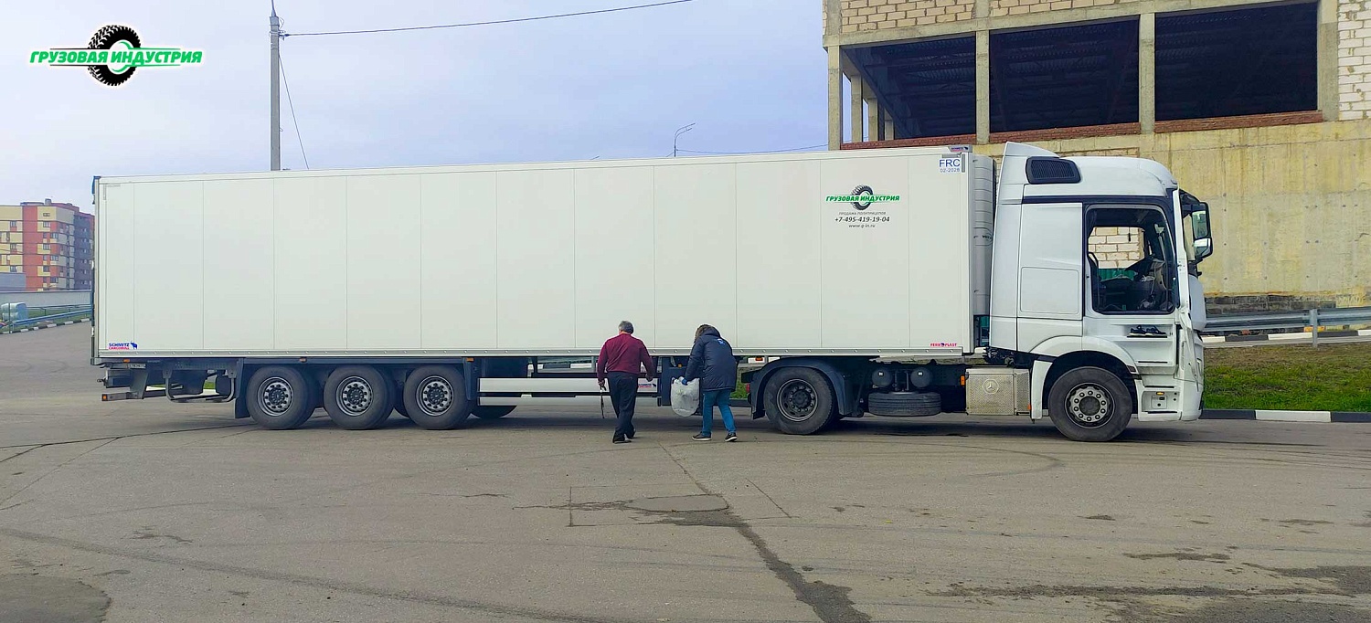 Отгрузка нового полуприцепа рефрижератора Schmitz Cargobull SKO 24/L в Ставрополь