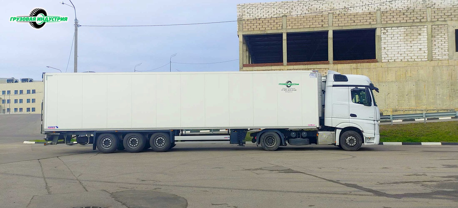 Отгрузка нового полуприцепа рефрижератора Schmitz Cargobull SKO 24/L в Ставрополь